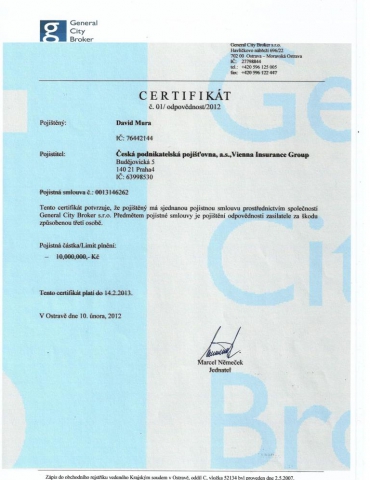 Certifikáty